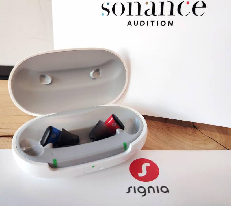 Comment essayer des appareils Intra-auriculaire Silk C&Go IX Signia avec connectivité Bluetooth chez un audioprothésiste à Belley